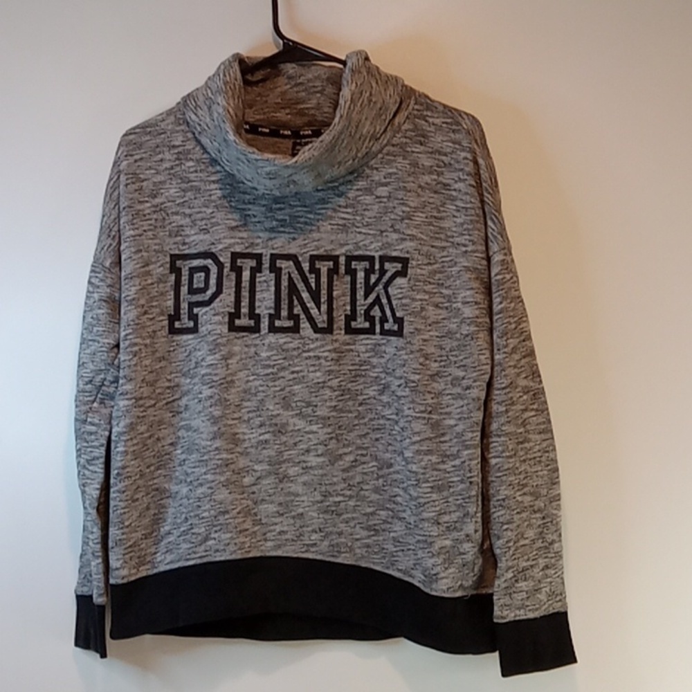 Victoria's Secret PINK Wide Turtle Neck Sweater Pullover Women's Sz S/P EUC NICE